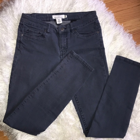 H&M LOGG Dark Blue Denim Jeans US Size 8 - Picture 1 of 9